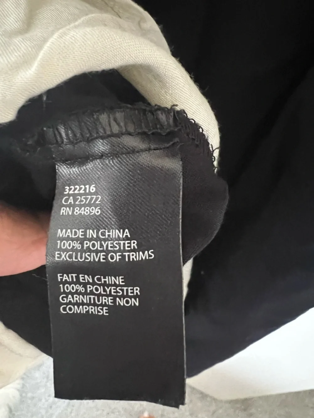 Dex Black Dress with Cream Crochet Accent - Picture 6 of 8